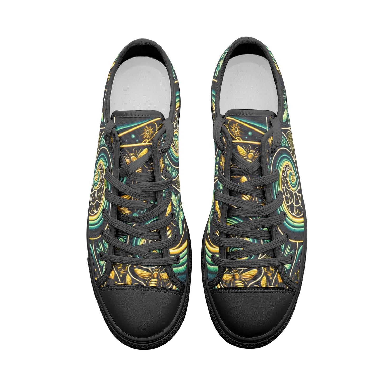Rural Radiance Canvas White Toe Low Tops