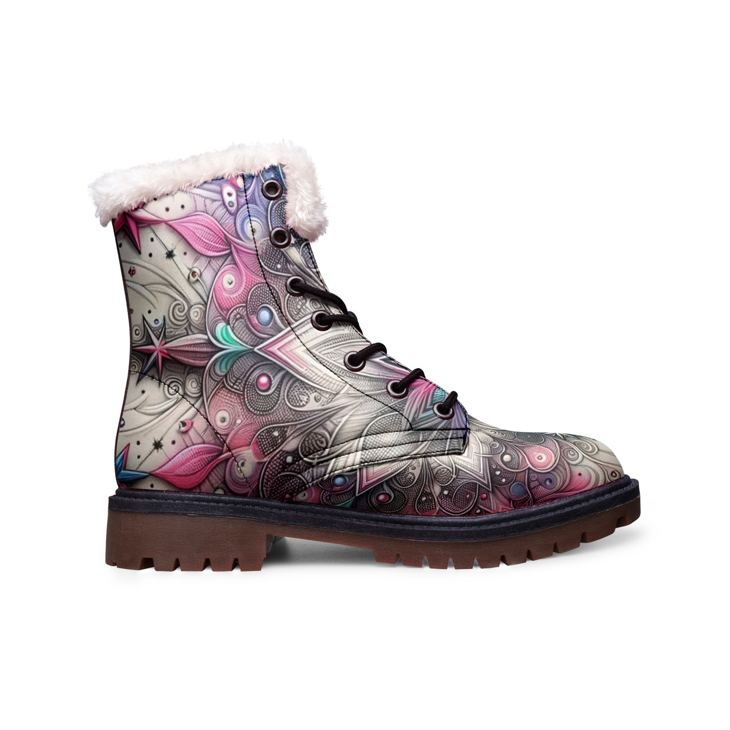 Galactic Glow Winter Boots Fashion Comfort Chukka Boots